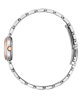 CITIZEN 【ｘC】光発電エコ・ドライブ 人気定番モデル コンパクトで上品なデザイン シルバー