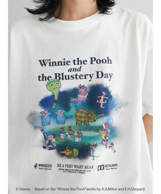 Green Parks Ｗｉｎｎｉｅ　ｔｈｅ　Ｐｏｏｈ／ラメプリント半袖ＴＥＥ Off White