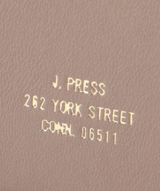 J.PRESS LADIES 【WEB限定カラーあり・セットアイテム・撥水加工・A4サイズ収納可】ポーチ付き PRINTED トート バッグ ネイビー系