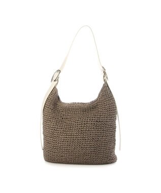 UNBILLION カシュカシュ cachecache / フリーハンドルクロッシュトート カゴバッグ GY