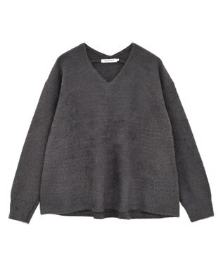 AMERICAN HOLIC Ｖネックフェアリーニットプルオーバー Charcoal Gray