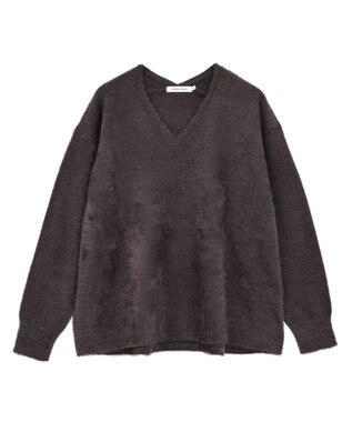AMERICAN HOLIC Ｖネックフェアリーニットプルオーバー Brown