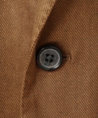 JOSEPH ABBOUD 【ストレッチ/スウェードタッチ/JAPANファブリック】コマ スウェード ジャケット キャメル系