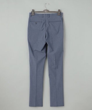 GOTAIRIKU 仕事で着られる 冷んやり綿パン【接触冷感/ストレッチ】ストレッチサマーポプリン ネイビー系