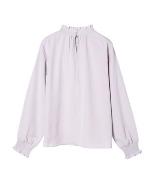 earth music&ecology シャーリングブラウス Light Pink