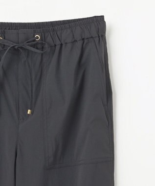 ANY 【ウエストゴム】撥水ナイロンベイカーパンツ スミクロ