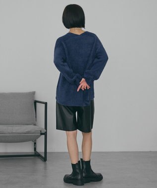 AMERICAN HOLIC Ｖネックフェアリーニットプルオーバー Navy