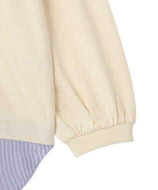 Green Parks 衿レイヤードッキングチュニック Off White