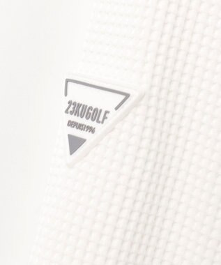 23区GOLF 【MEN】【UVケア】ワッフル パーカー ホワイト系