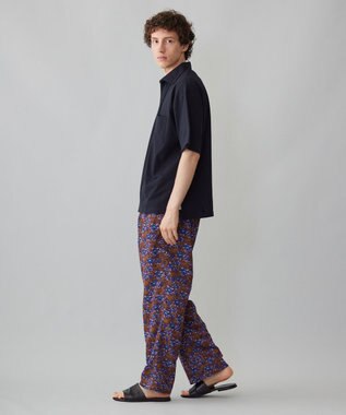 UNFILO MENS TORO TORO イージー ワイドパンツ [24年春夏商品] 花柄青