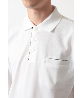 DAKS スーピマカノコ ポケットポロ ホワイト