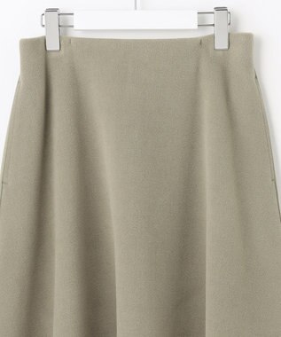 UNFILO 【セットアップ対応】ウールライク スカート ライトグリーン系