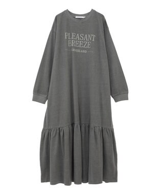 AMERICAN HOLIC ロゴティアードカットワンピース Charcoal Gray