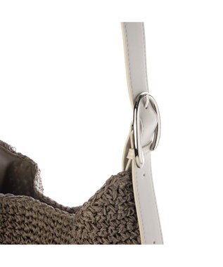 UNBILLION カシュカシュ cachecache / フリーハンドルクロッシュトート カゴバッグ GY