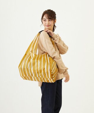 ROOTOTE 6739【エコバッグ+保冷保温バッグ】/ RT.RSグランデサーモインナーセット-A 05：ベージュ ストライプ