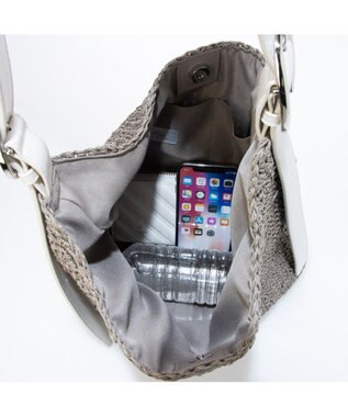 UNBILLION カシュカシュ cachecache / フリーハンドルクロッシュトート カゴバッグ GY