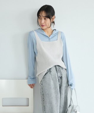 CRAFT STANDARD BOUTIQUE 前後2WAY/ミニブークレベスト Light Gray
