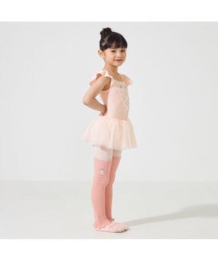 Chacott キッズ レッグウォーマー ピンク