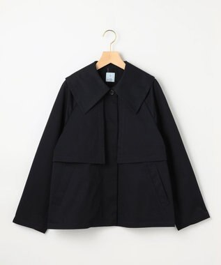 組曲 【WEB限定】ビッグカラーライト トレンチコート ネイビー系