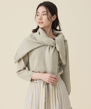 自由区 S ペーパーコットンニット カーディガン