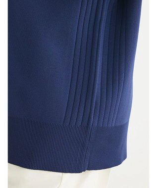 Green Parks かるい クルーネックカーディガン Navy