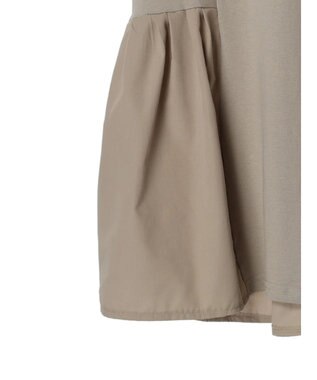 Green Parks 脇ドッキングフレアプルオーバー Gray Beige