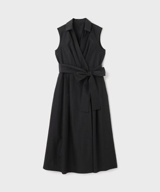 GRACE CONTINENTAL トリアセコットンワンピース ブラック