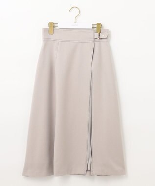 ANY SIS 【洗える】パール調ポイントツイル スカート 【WEB・一部店舗限定】 アイボリーベージュ