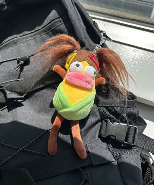 WEGO お野菜モンスターぬいキーホルダー イエロー