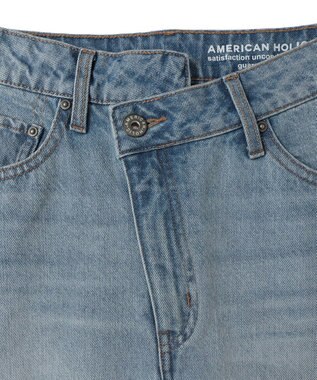 AMERICAN HOLIC リメイクデザインスカート Light Indigo