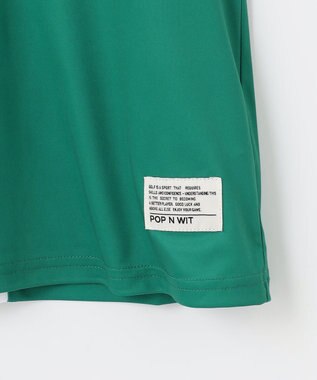 PW CIRCULUS 【吸水速乾 / UV遮蔽率96.3% UVカット / ストレッチ】【WOMEN】メッシュコンビモックネックT ゴルフウェア レディース グリーン系