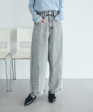 CRAFT STANDARD BOUTIQUE カーブデニムパンツ Light Gray