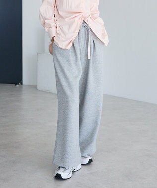 CRAFT STANDARD BOUTIQUE ダンボールニットタックパンツ Gray Mixture