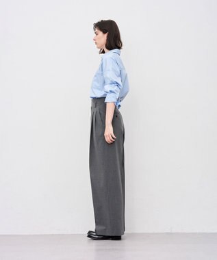 uncrave ブロードクロス BIGシャツ サックス