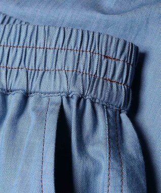 Paul Smith シャンブレー ワイドトラウザーズ ライトインディゴ