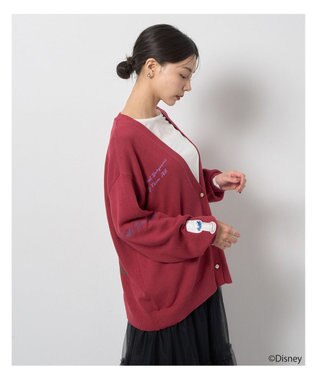 earth music&ecology Ｖｉｌｌａｉｎｓ　クイーン／ニットカーディガン Bordeaux