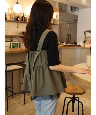 AMERICAN HOLIC チュールレイヤードキャミ Khaki