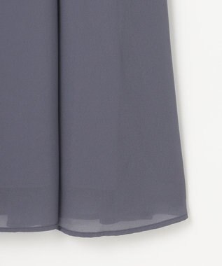 ANY SIS S 【Lily Calin】ラッフルディテール ドレス スモーキーブルー