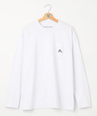 SHARE PARK MENS 【UVカット・吸水速乾・ストレッチ・軽量 】刺繍ポケットＴシャツ（L・XLサイズ） アイボリー系