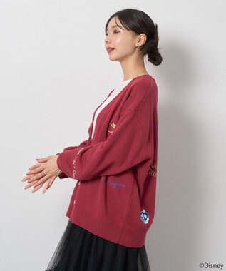 earth music&ecology Ｖｉｌｌａｉｎｓ　クイーン／ニットカーディガン Bordeaux