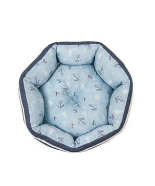 PET PARADISE ペットパラダイス クールカドラー 丸型《マリン柄》 超小型犬 マリン柄