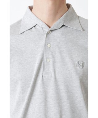 DAKS クールマックス シャンブレー ポロ シルバーグレー