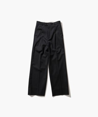 ATON COMPACT WOOL | ストレートパンツ BLACK