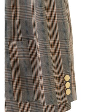 AMERICAN HOLIC Ｗボタンテーラードジャケット Check