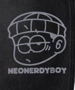 WEGO 【ウエスト紐で調整】イージーペインターグラフィックデニムパンツ 柄2