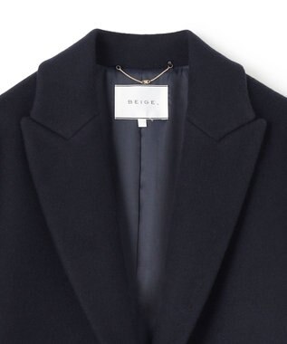 BEIGE， 【S-size】PASSY / チェスターコート Navy