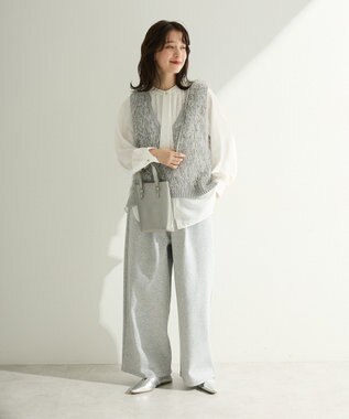 Green Parks Ｏ．２ｗａｙボウタイブラウス Ecru