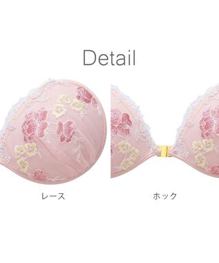 BRADELIS New York 【NuBra / ナチュラルタイプ】ヌーブラ・フルール ミューズ エメ 蒸れにくい バックレス コレクション デザインヌーブラ 正規品 ピンク