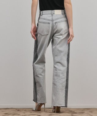 GRACE CONTINENTAL リメイクフレアデニムパンツ ブラック