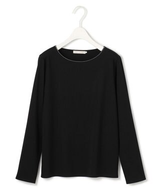 ICB L 【洗える】コンパクトモクロディ プルオーバー［ボールチェーン］ ブラック系